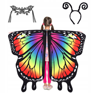 PLÁŠŤANKA S KRÍDLAMI BABY BOTTERFLY WINGS 1 SADA C